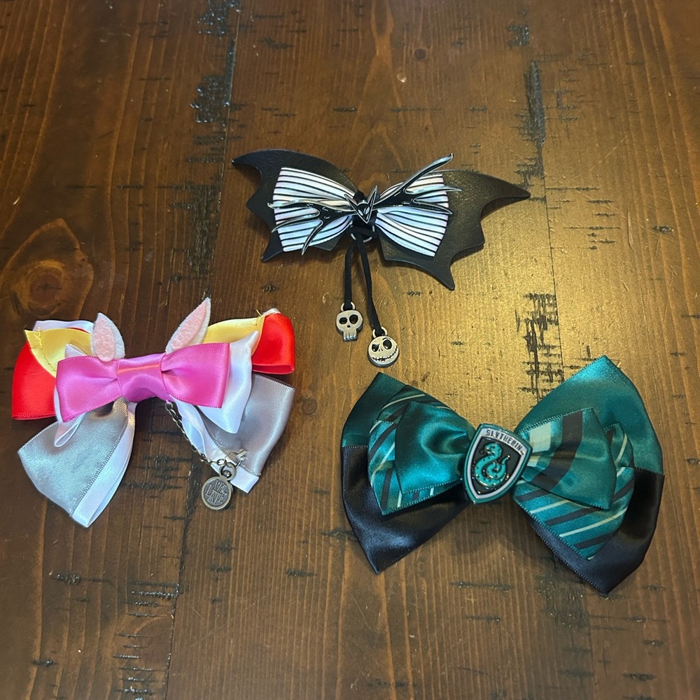 Disney Hair Bow Trio